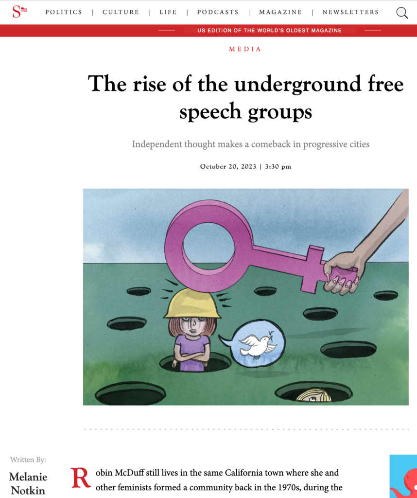 The rise of the underground free speech groups